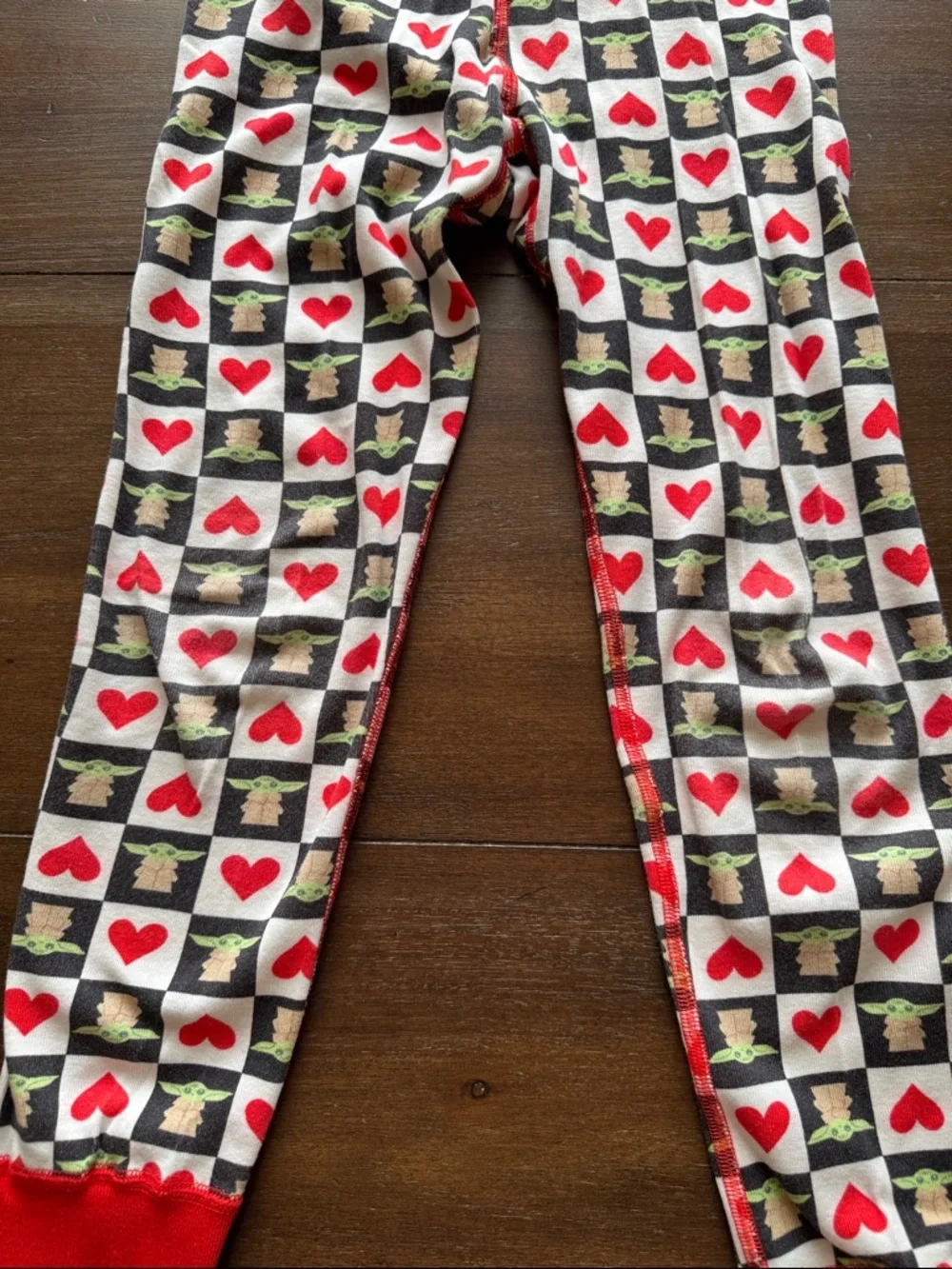 Size 6-7 Hanna Andersson Star Wars Yoda Mandalorian pajamas 100% organic cotton